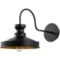Nástěnná lampa Berceste III černá