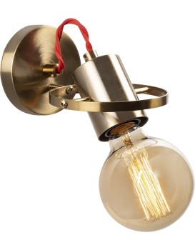 Nástěnná lampa Vaveyla zlatá