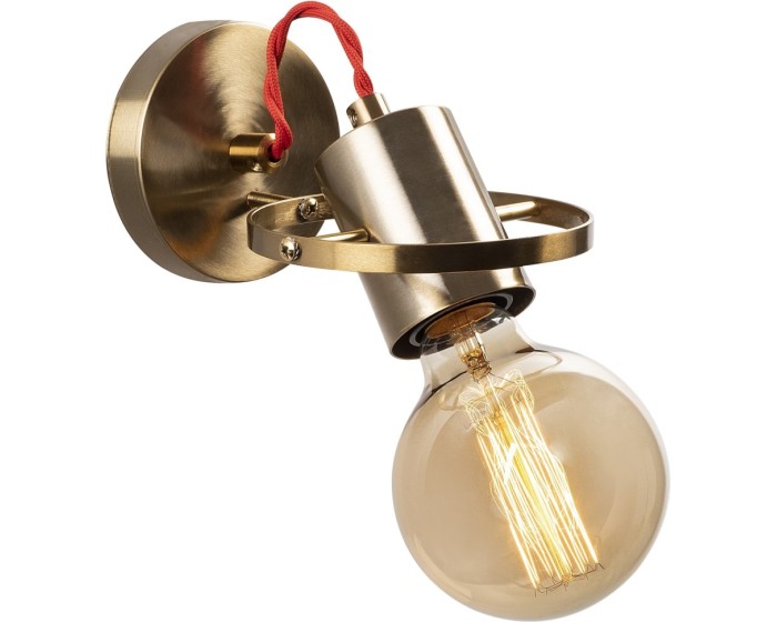 Nástěnná lampa Vaveyla zlatá