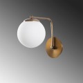 Nástěnná lampa Daisy zlatá