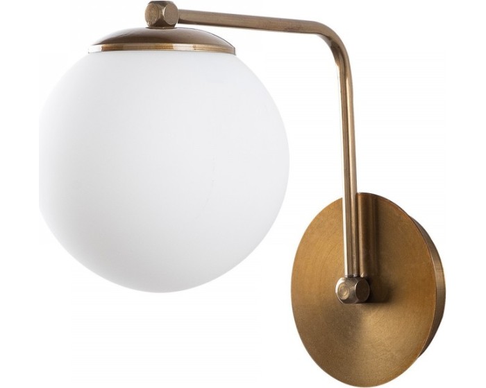 Nástěnná lampa Daisy zlatá