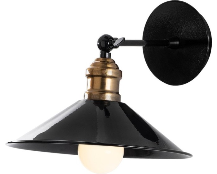 Nástěnná lampa Berceste VIII černá