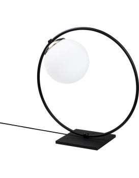 Stolní lampa Dolunay černá/bílá