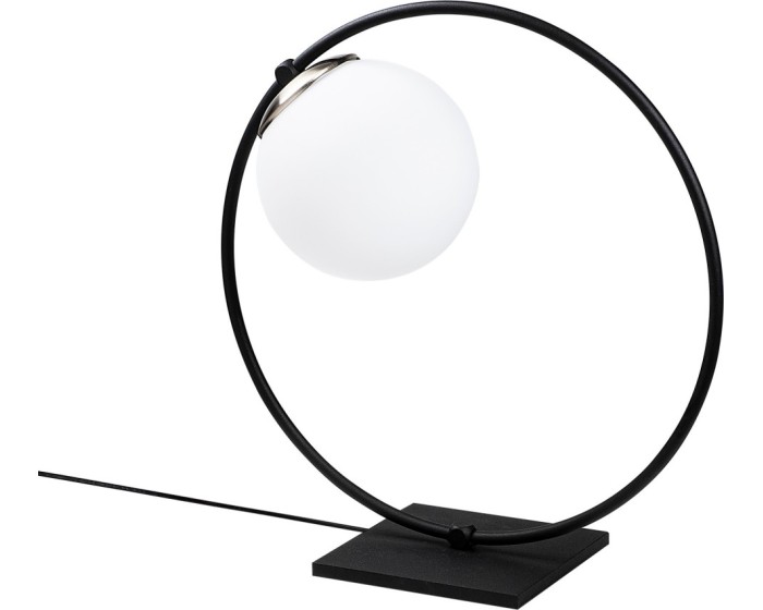Stolní lampa Dolunay černá/bílá