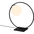 Stolní lampa Dolunay černá/bílá