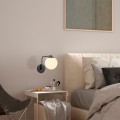 Nástěnná lampa Daisy černá
