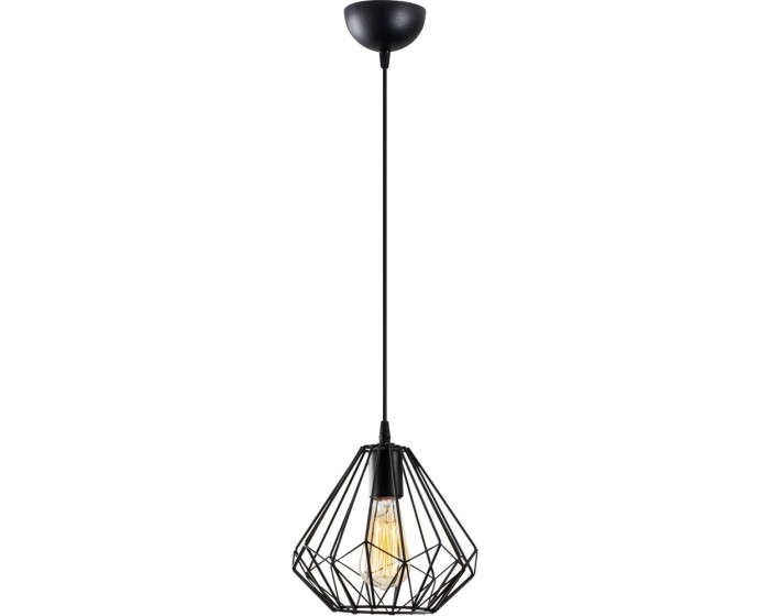 Závěsný lustr Diamond I černý