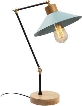 Stolní lampa Manavgat II tyrkysová