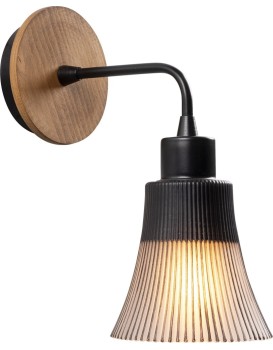 Nástěnná lampa Foca černá