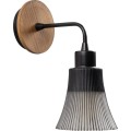 Nástěnná lampa Foca černá