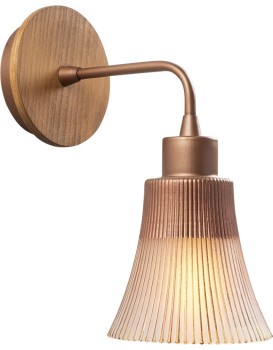 Nástěnná lampa Foca měděná