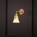 Nástěnná lampa Foca zlatá