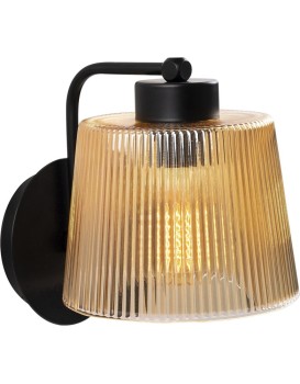 Nástěnná lampa Kemer černá