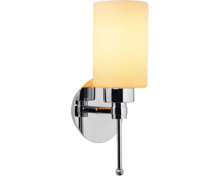 Nástěnná lampa Balcova I stříbrná