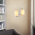 Nástěnná lampa Balcova III stříbrná