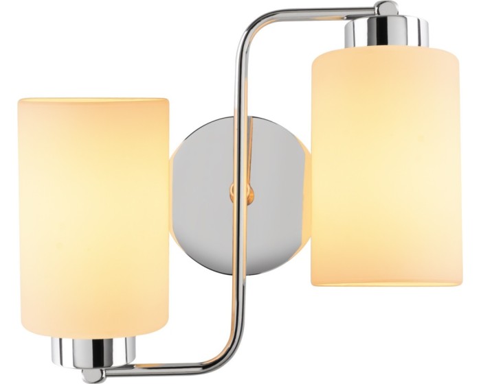 Nástěnná lampa Balcova III stříbrná