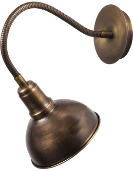 Nástěnná lampa Kumluca hnědá