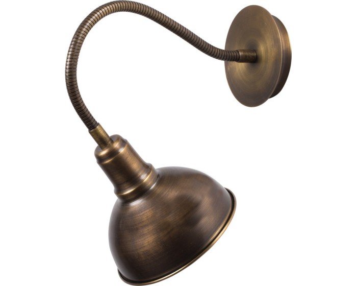 Nástěnná lampa Kumluca hnědá