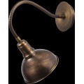 Nástěnná lampa Kumluca hnědá