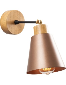 Nástěnná lampa Manavgat II měděná
