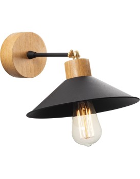 Nástěnná lampa Manavgat I černá