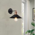 Nástěnná lampa Berceste X černá
