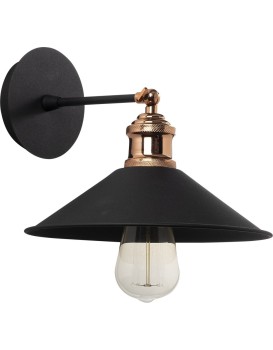 Nástěnná lampa Berceste X černá