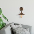 Nástěnná lampa Berceste mosaz