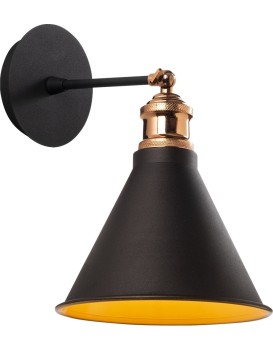 Nástěnná lampa Berceste IV černá