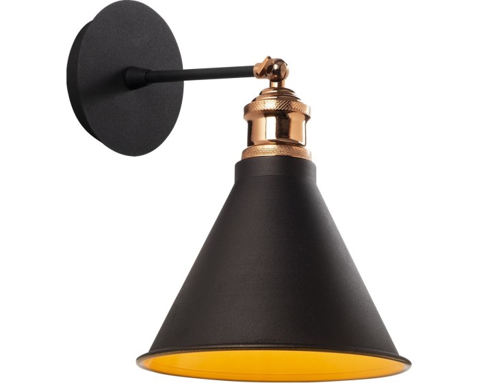 Nástěnná lampa Berceste IV černá