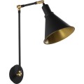 Nástěnná lampa Berceste V černá