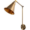 Nástěnná lampa Berceste V zlatá