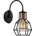Nástěnná lampa Kapadokya černá