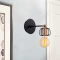 Nástěnná lampa Demre černá