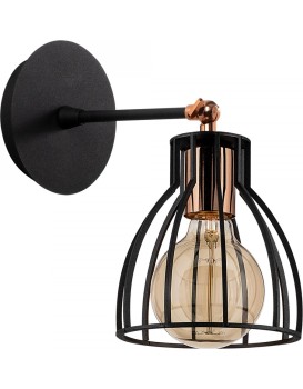 Nástěnná lampa Kemah černá