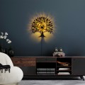 Nástěnná lampa Tree černá
