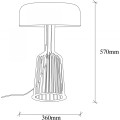 Stolní lampa Fellini černá