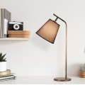 Stolní lampa Salihini mosaz
