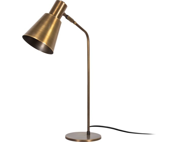 Stolní lampa Sivani III zlatá