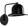Nástěnná lampa Sivani Hat černá