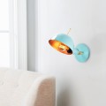 Nástěnná lampa Sivani II tyrkysová