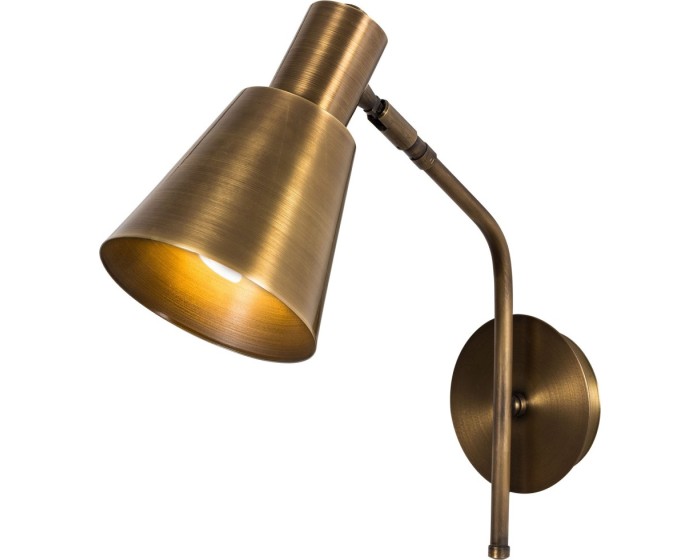 Nástěnná lampa Sivani III mosaz