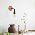 Nástěnná lampa Dartini černá