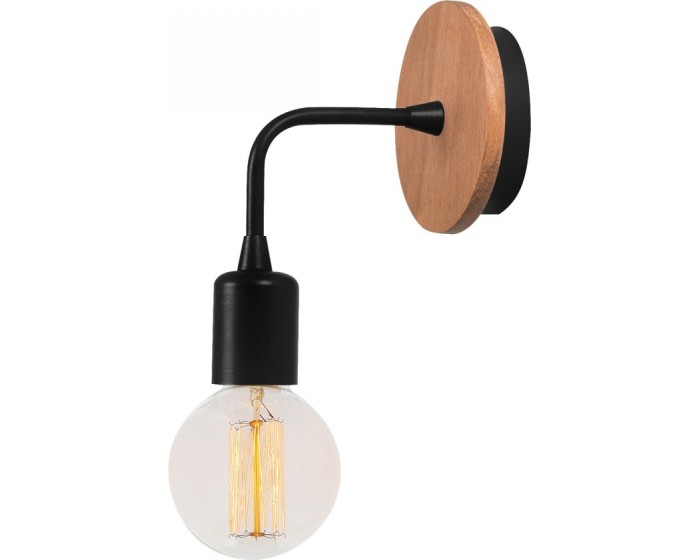 Nástěnná lampa Dartini černá