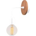 Nástěnná lampa Dartini I bílá