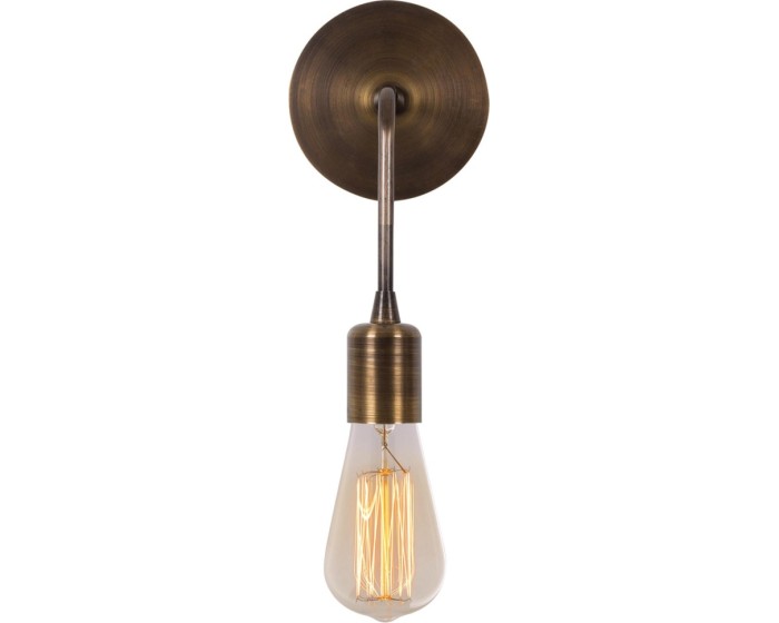 Nástěnná lampa Dartini II mosaz