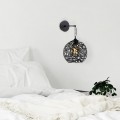Nástěnná lampa Fellini I černá