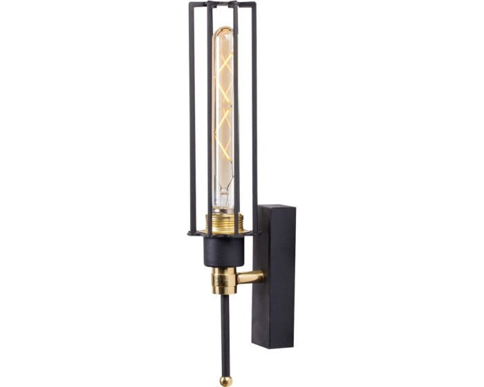 Nástěnná lampa Fellini II černá