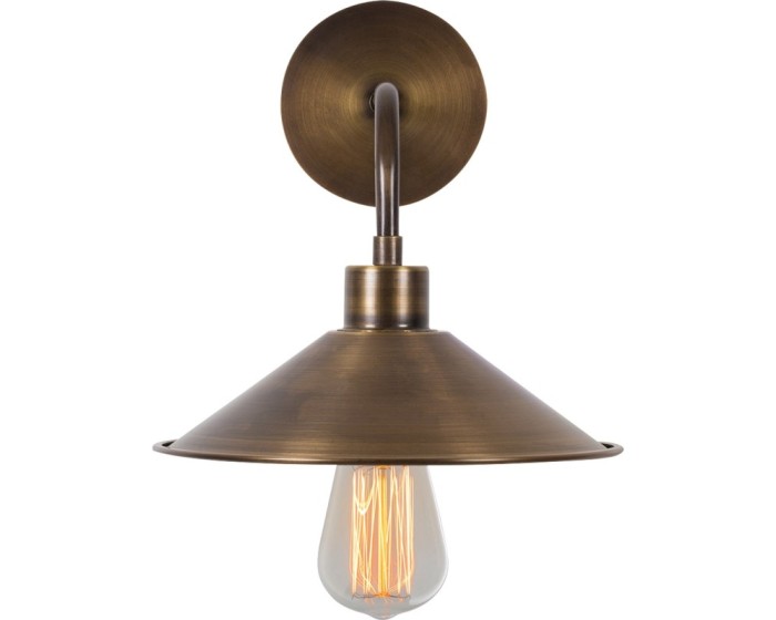 Nástěnná lampa Sivani V mosaz