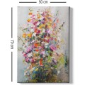 Obraz na plátně Flower still life 50x70 cm
